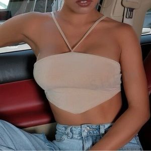 Shein Halterneck Bandana Crop top